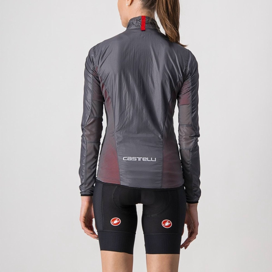 Women Castelli ARIA SHELL W Protection Dark Grey | TYC-796835