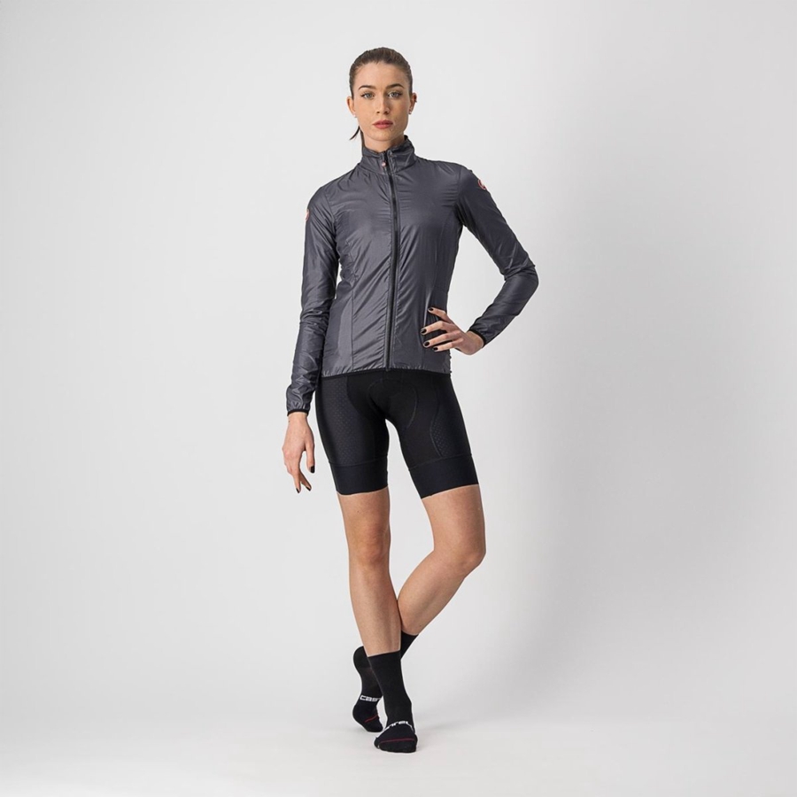 Women Castelli ARIA SHELL W Protection Dark Grey | TYC-796835