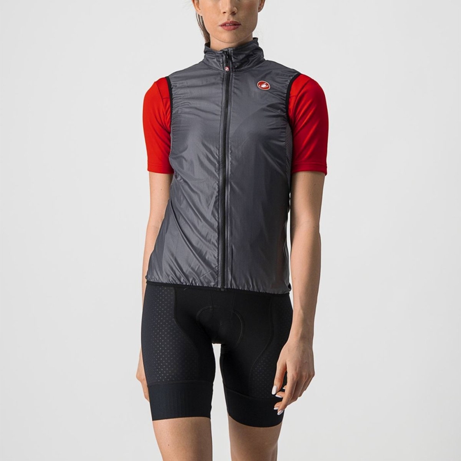 Women Castelli ARIA W Vest Dark Grey | TJL-250471