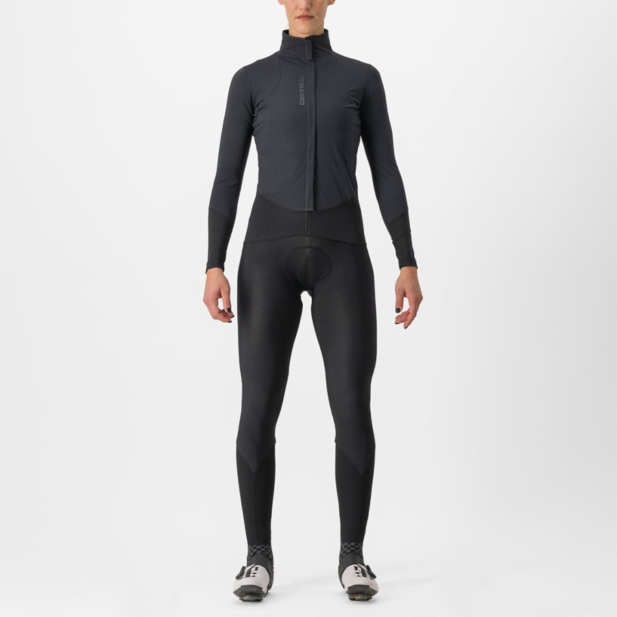 Women Castelli BETA RoS W Jackets Black | ZMT-579203