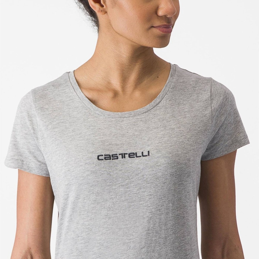 Women Castelli CASTELLI CLASSICO W TEE Casual Light Grey | DFY-490837