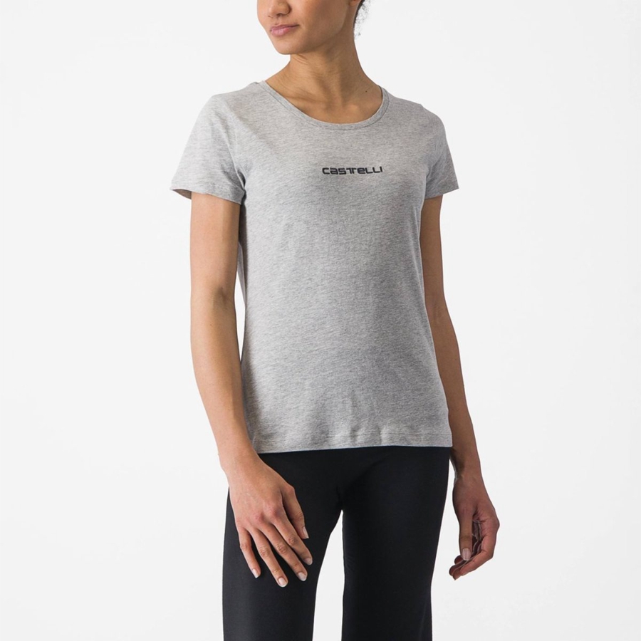 Women Castelli CASTELLI CLASSICO W TEE Casual Light Grey | DFY-490837