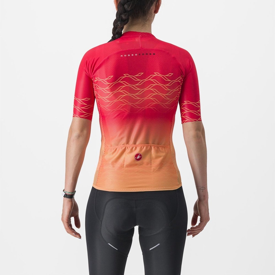 Women Castelli CLIMBER'S 2.0 W Jersey Orange | YXJ-178954