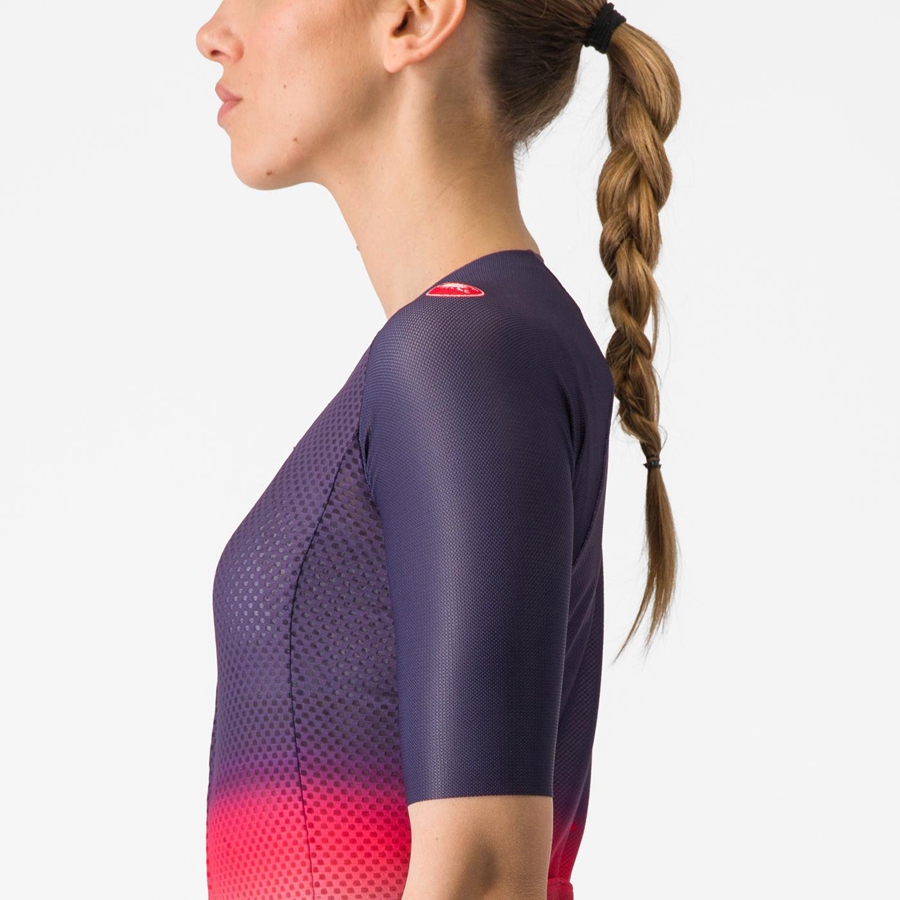 Women Castelli CLIMBER'S 4.0 W Jersey Pink / Orange | BCL-578946