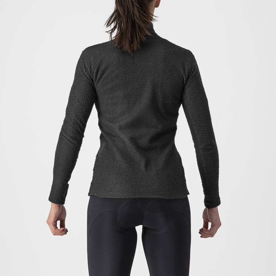 Women Castelli COLD DAYS W 2nd LAYER Base Layer Black | TES-730681