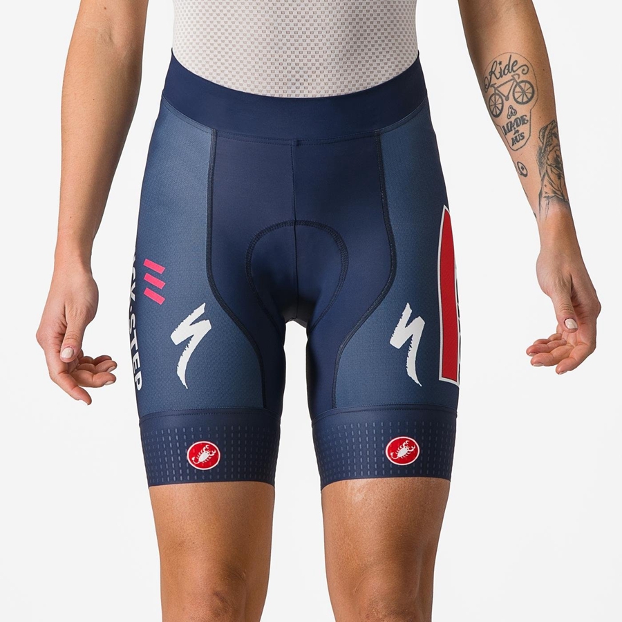 Women Castelli COMPETIZIONE W Shorts Blue / White | DJE-256490