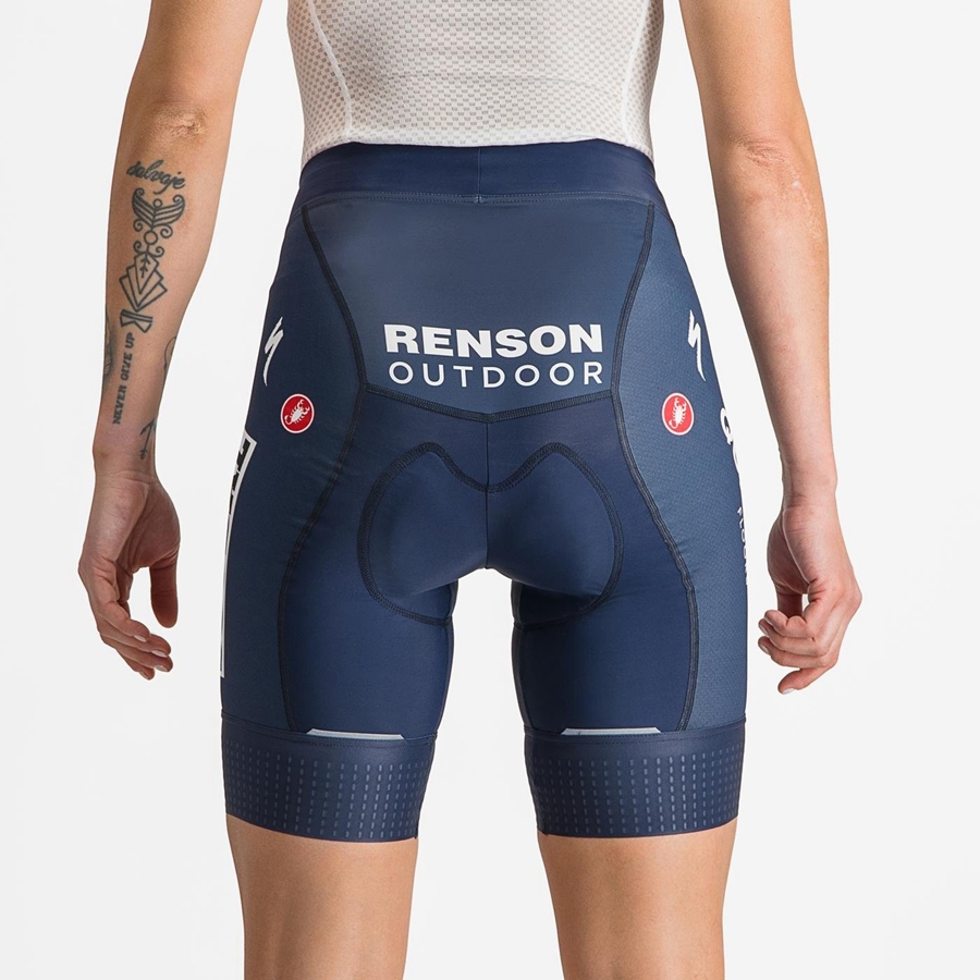 Women Castelli COMPETIZIONE W Shorts Blue / White | DJE-256490