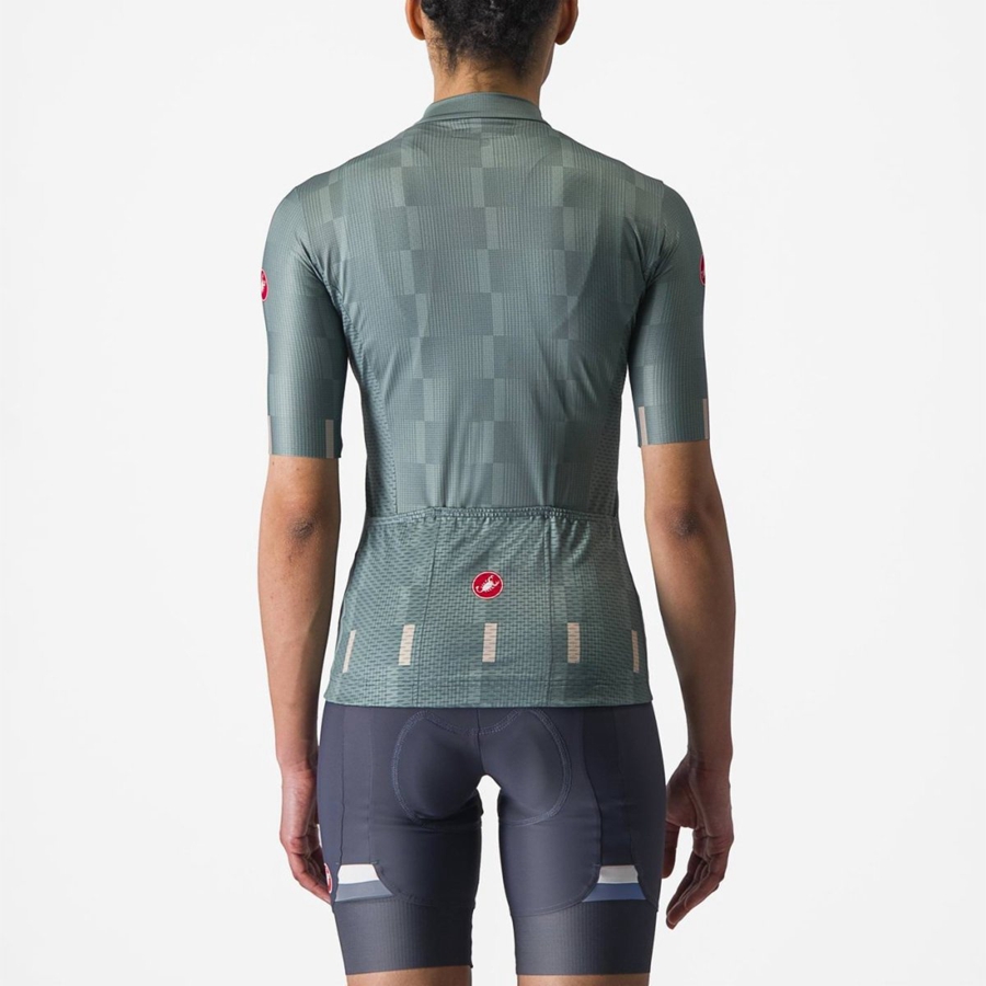 Women Castelli DIMENSIONE Jersey Turquoise | RIE-479835