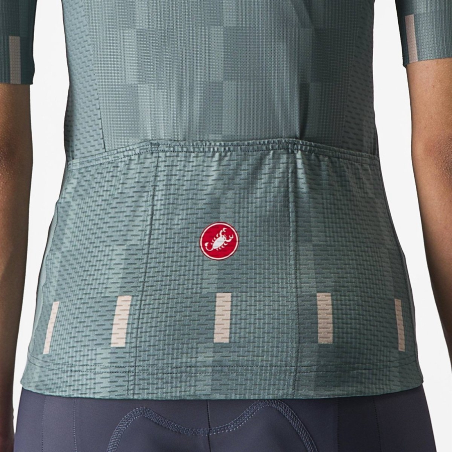 Women Castelli DIMENSIONE Jersey Turquoise | RIE-479835