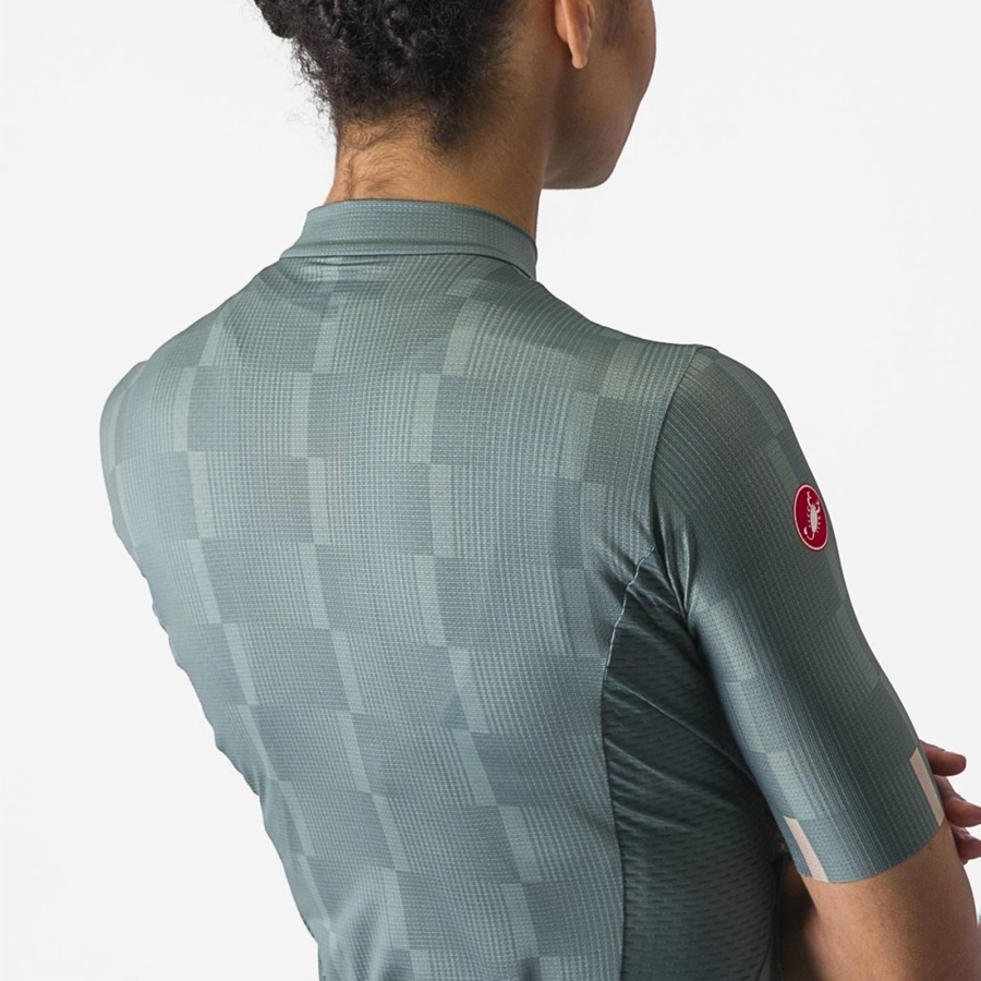 Women Castelli DIMENSIONE Jersey Turquoise | RIE-479835