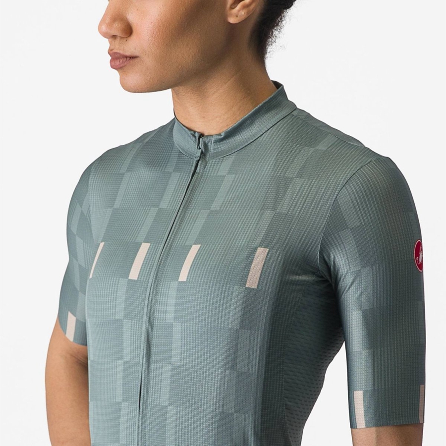 Women Castelli DIMENSIONE Jersey Turquoise | RIE-479835