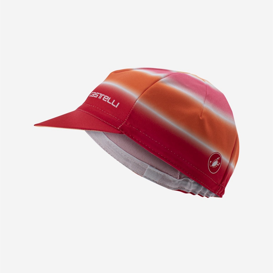 Women Castelli DOLCE Cap Orange | NFY-428096