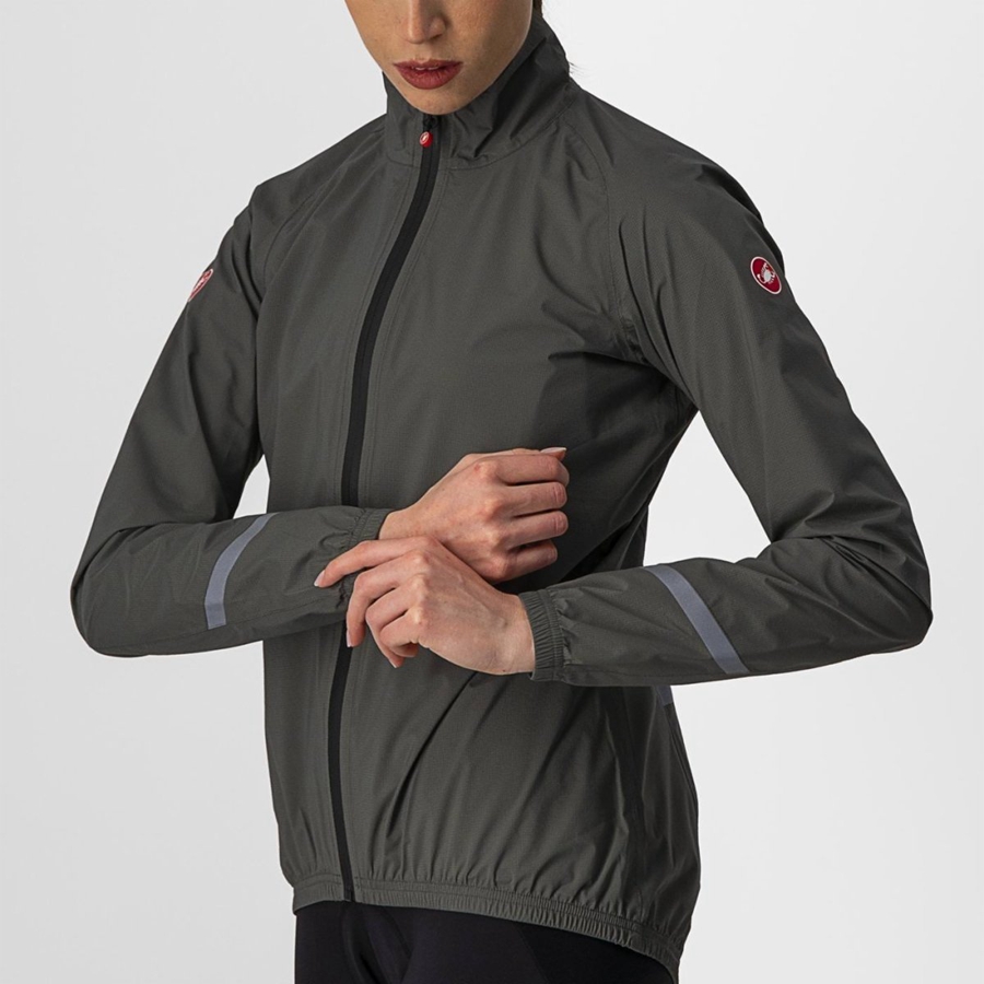 Women Castelli EMERGENCY 2 W RAIN Protection Green | RSV-972684