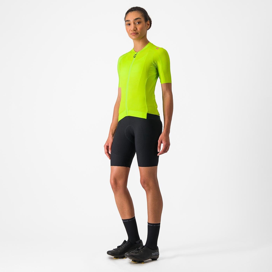 Women Castelli ESPRESSO W Jersey Light Green / Deep Green | WDB-378601