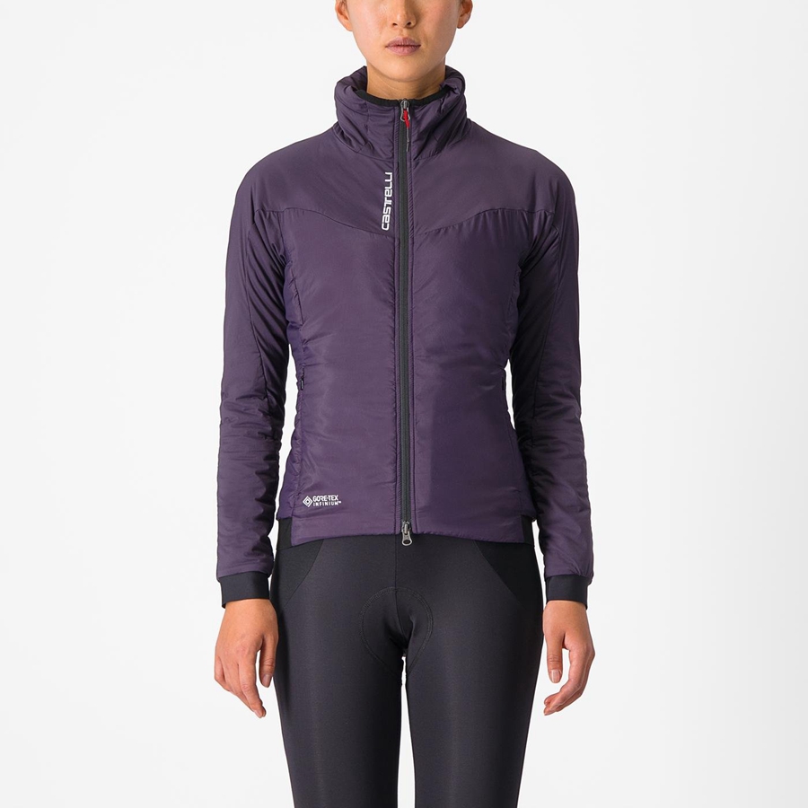 Women Castelli FLY THERMAL W Jackets Purple | WFO-360872