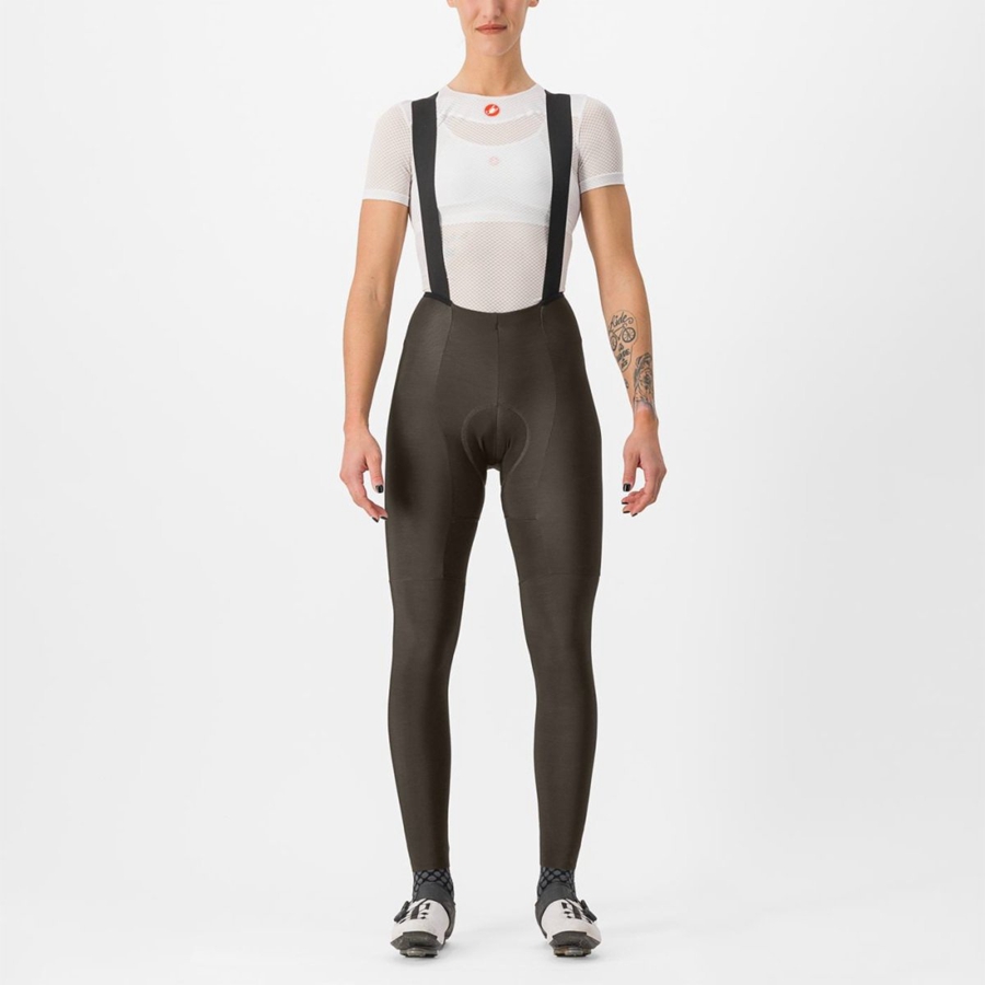 Women Castelli FREE AERO RC W DT Bib Tights Black | WSN-438759