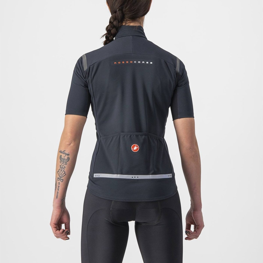 Women Castelli GABBA RoS 2 W Jackets Black / Black | PBR-504627