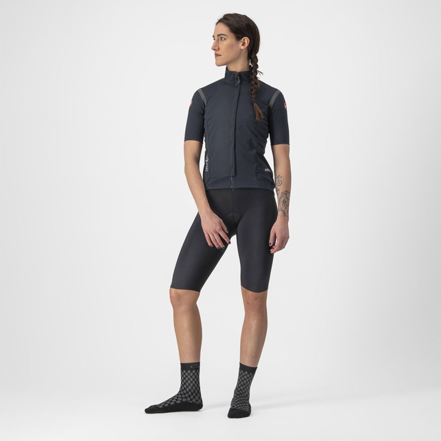 Women Castelli GABBA RoS 2 W Jackets Black / Black | PBR-504627