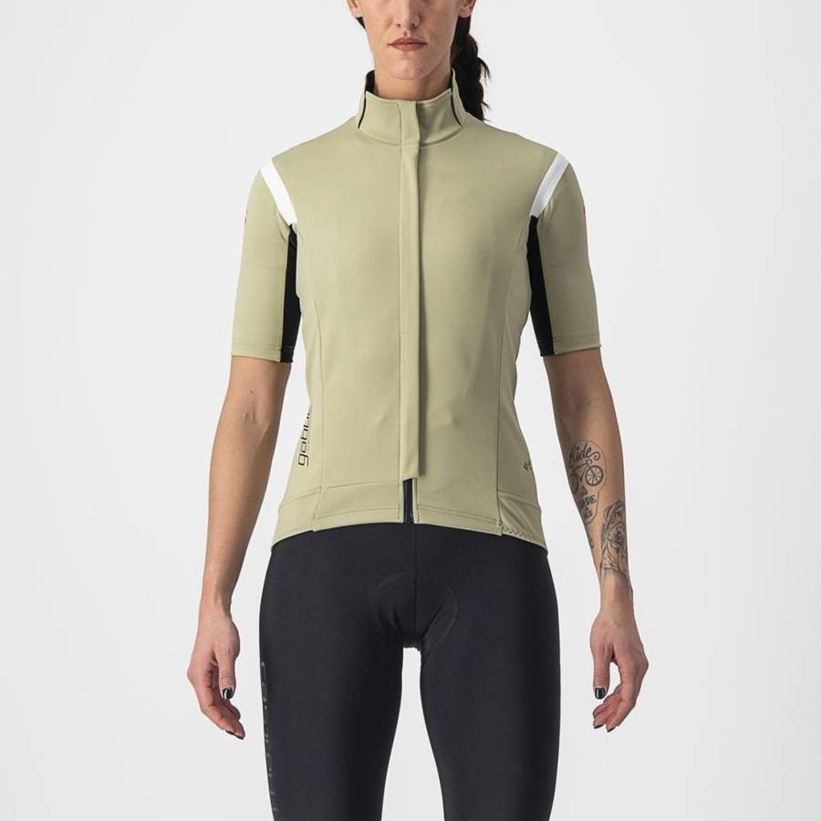 Women Castelli GABBA RoS 2 W Jackets Green | OUV-068492