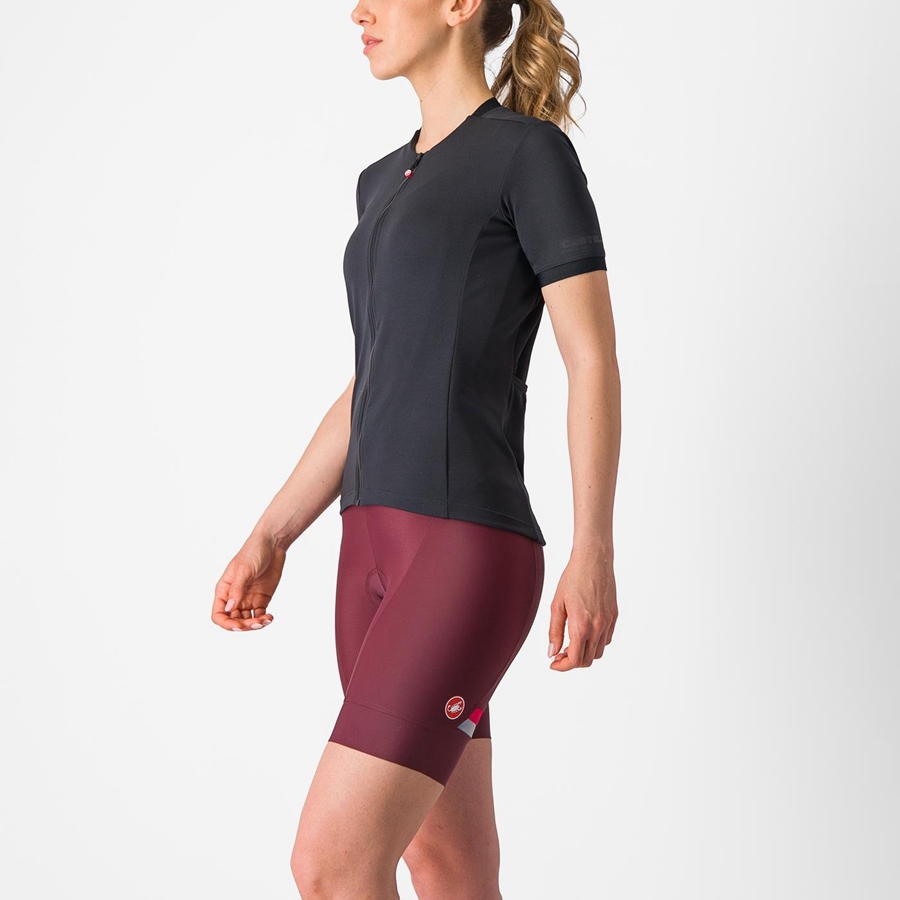 Women Castelli LIBERA Jersey Black | JRU-082451