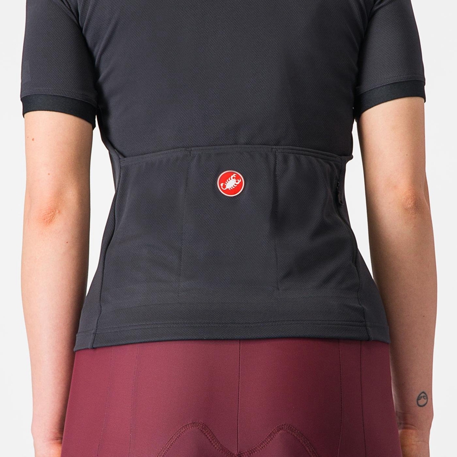 Women Castelli LIBERA Jersey Black | JRU-082451