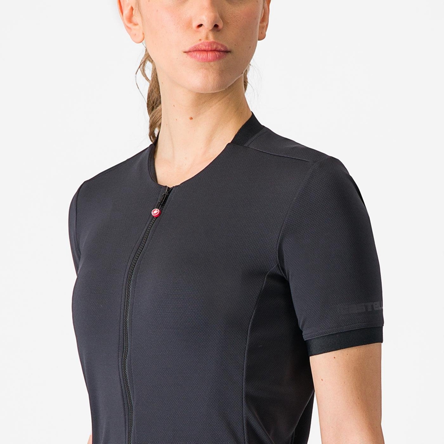 Women Castelli LIBERA Jersey Black | JRU-082451