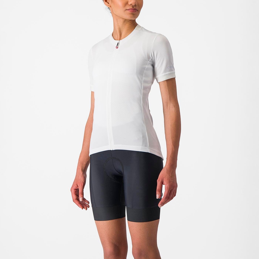 Women Castelli LIBERA Jersey White | BYJ-621958