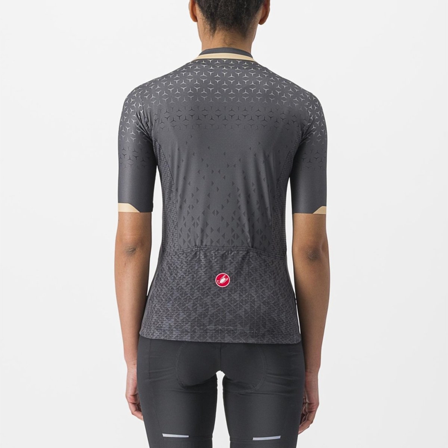 Women Castelli PEZZI Jersey Dark Grey | MQH-805763