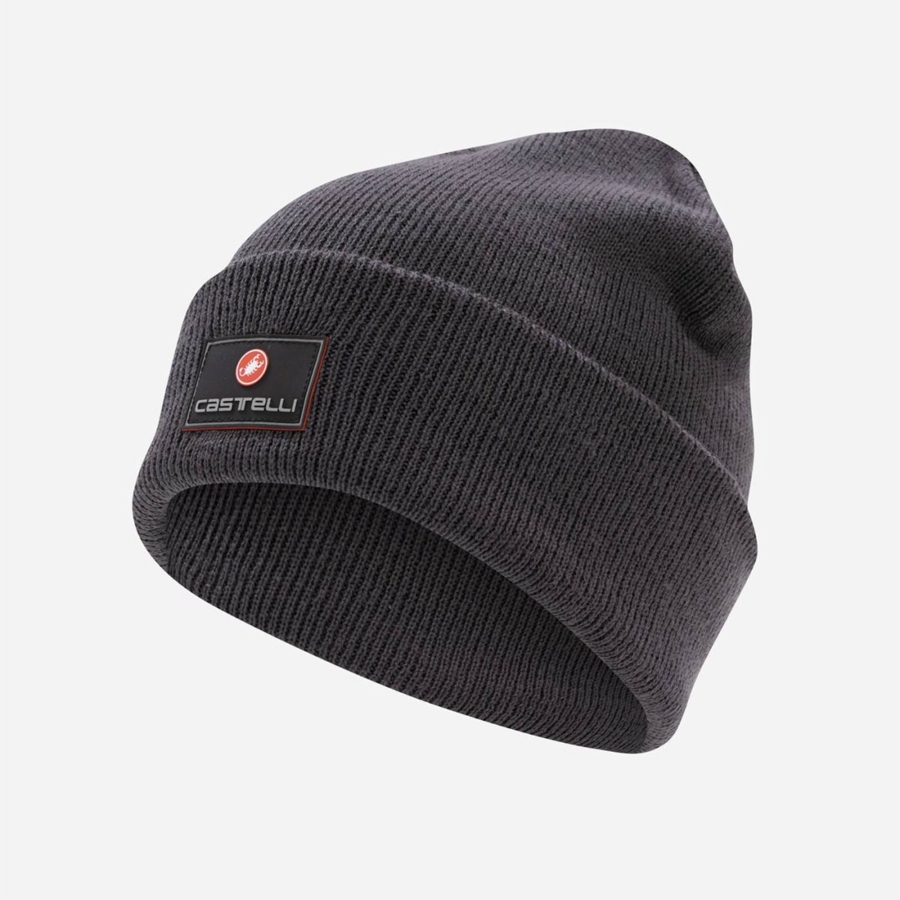 Women Castelli PODIOFIRMA Beanie Dark Grey | GIM-486903