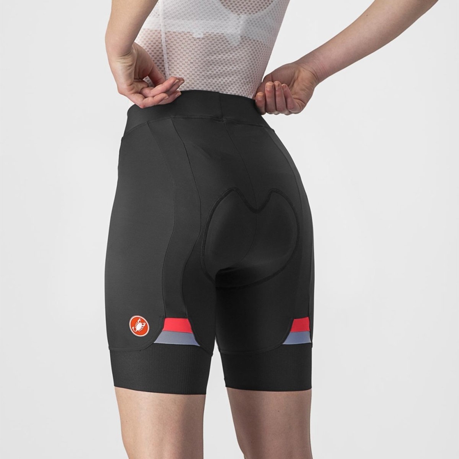 Women Castelli PRIMA Shorts Black | MFE-157426