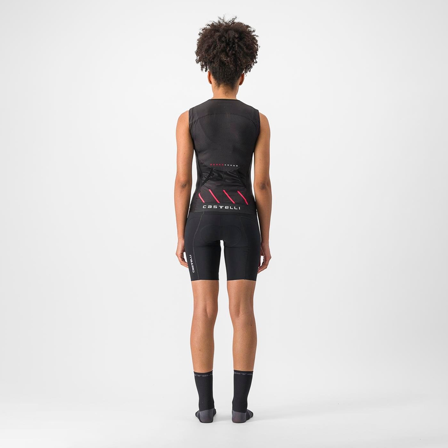 Women Castelli RIDE-RUN W Suits Black | ZCN-670348