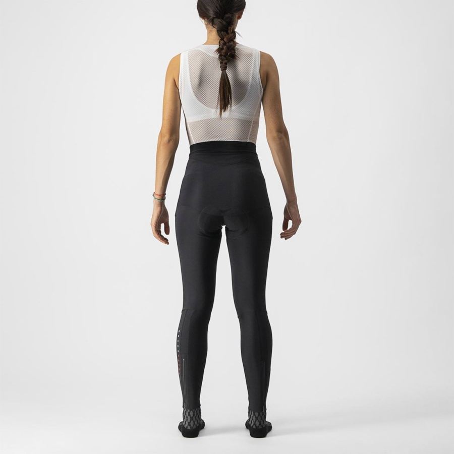 Women Castelli SORPASSO RoS W Leggings Black | AZN-701825