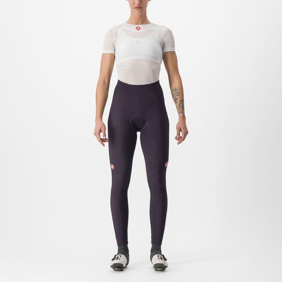 Women Castelli SORPASSO RoS W Leggings Silver | VYC-714508