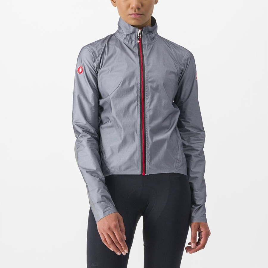 Women Castelli TEMPESTA LITE W Protection Grey | MOY-270835