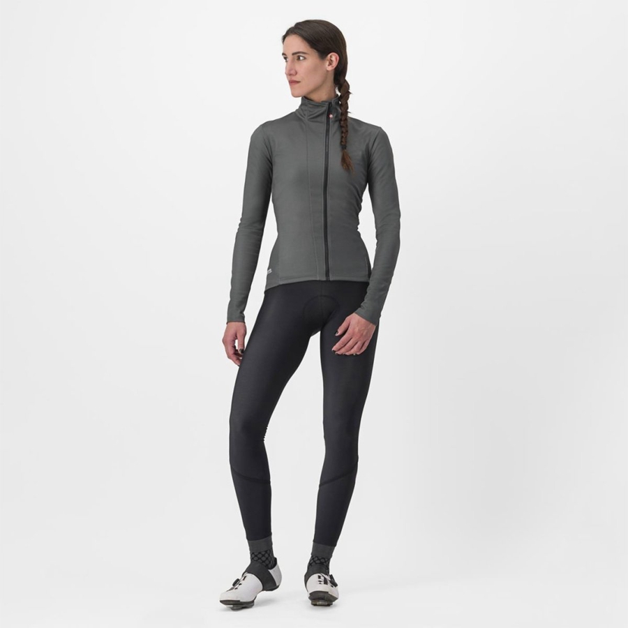 Women Castelli TRANSITION 2 W Jackets Grey | AXF-237568