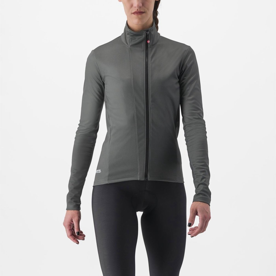 Women Castelli TRANSITION 2 W Jackets Grey | AXF-237568