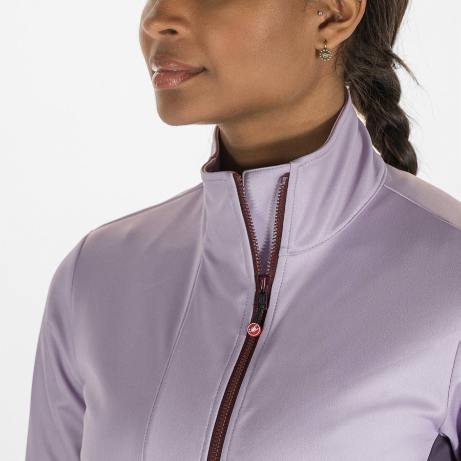 Women Castelli TRANSITION 2 W Jackets Purple | SCA-279068