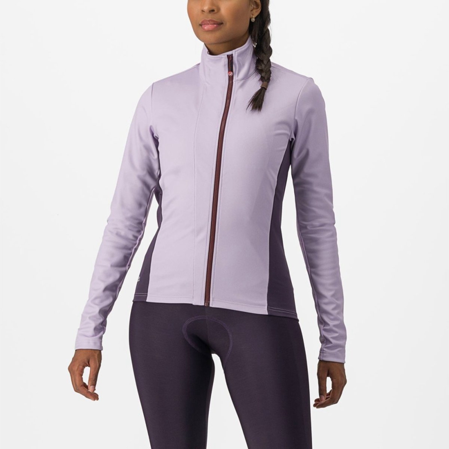 Women Castelli TRANSITION 2 W Jackets Purple | SCA-279068