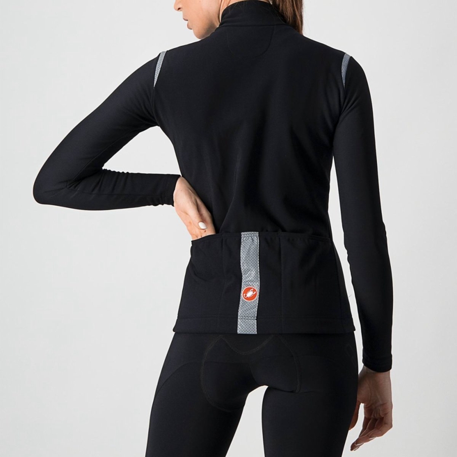 Women Castelli TUTTO NANO RoS W Jersey Black | BAM-782956