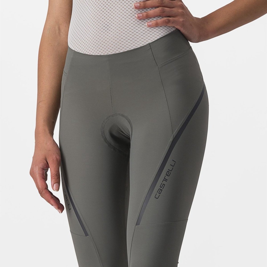 Women Castelli VELOCISSIMA 3 KNICKER Leggings Grey / Dark Grey | XPS-928147