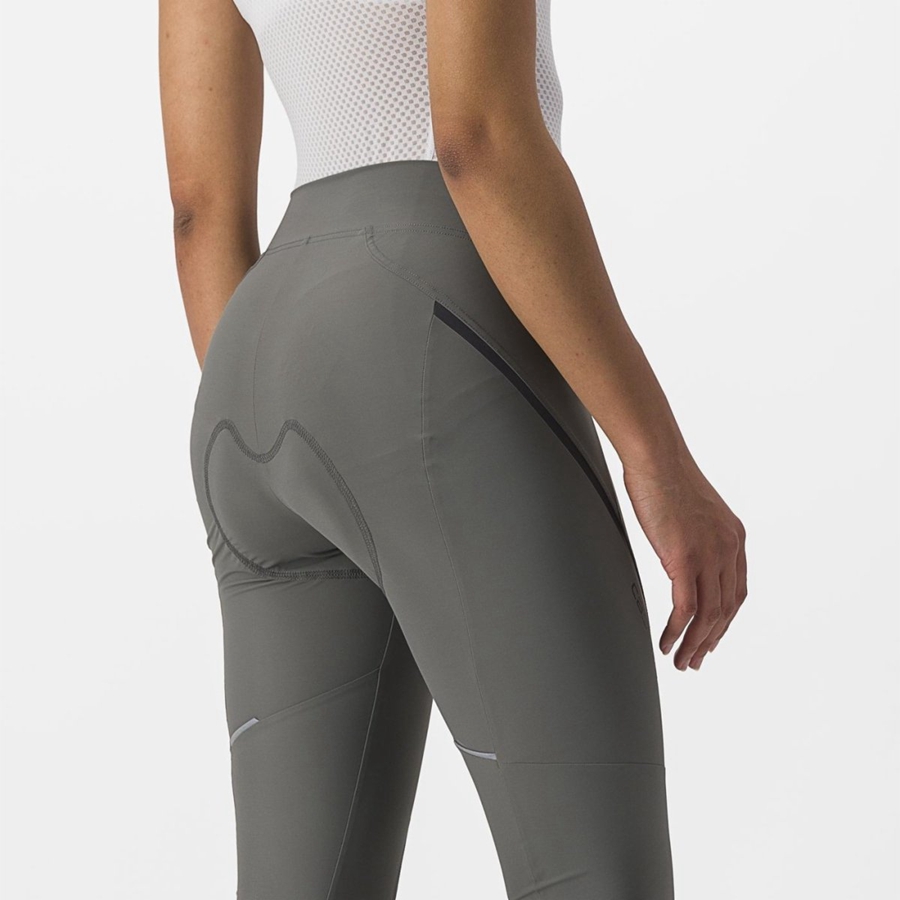 Women Castelli VELOCISSIMA 3 KNICKER Leggings Grey / Dark Grey | XPS-928147