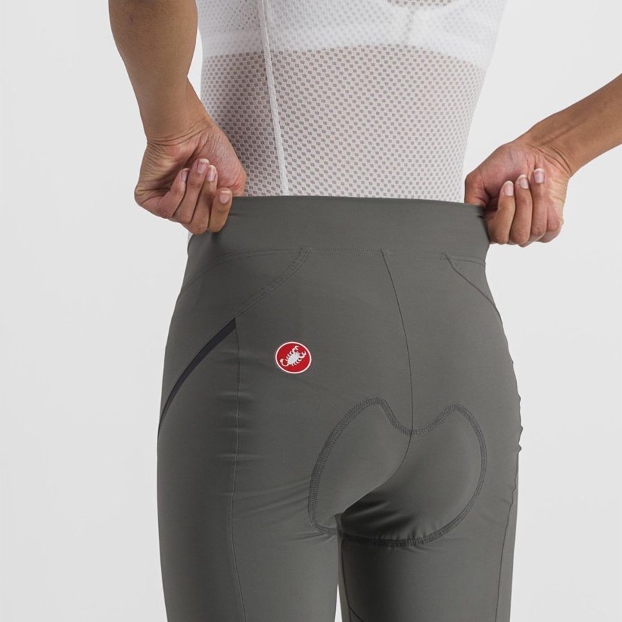 Women Castelli VELOCISSIMA 3 KNICKER Leggings Grey / Dark Grey | XPS-928147