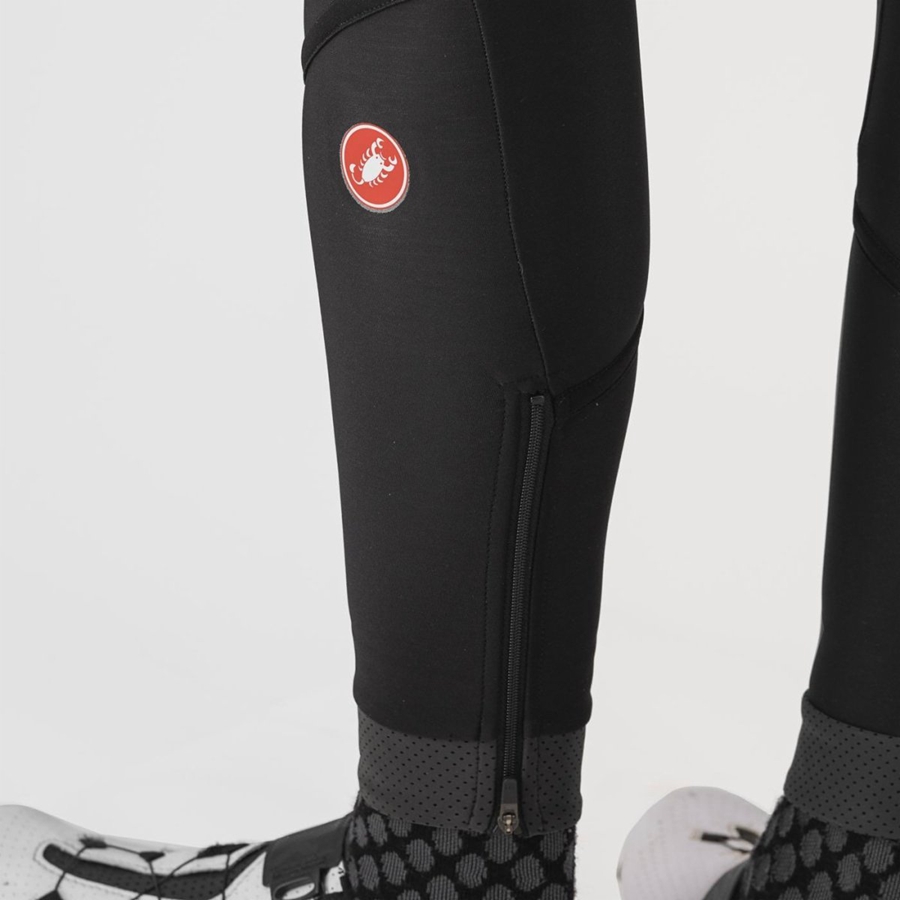 Women Castelli VELOCISSIMA DT Bib Tights Black / Black | SEC-784152